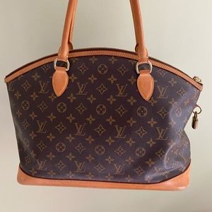 Auth Louis Vuitton Monogram Lockit Horizontal